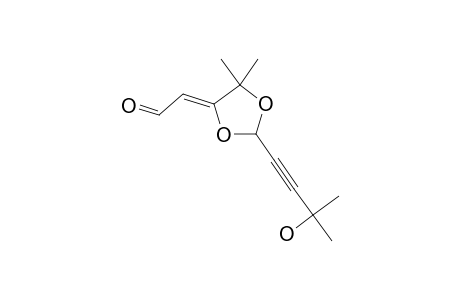 [2-(3-HYDROXY-3-METHYLBUT-1-YNYL)-5,5-DIMETHYL-[1.3]-DIOXOLAN-4-YLIDENE]-ACETALDEHYDE