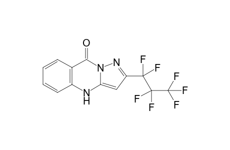 2-Perfluoropropyl-4H-pyrazolo[5,1-b]quinazolin-9-one