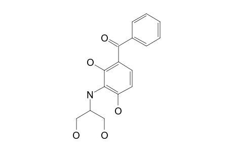 [3-(1,3-DIHYDROXYPROP-2-YL)-AMINO-2,4-DIHYDROXYPHENYL]-PHENYLMETHANONE