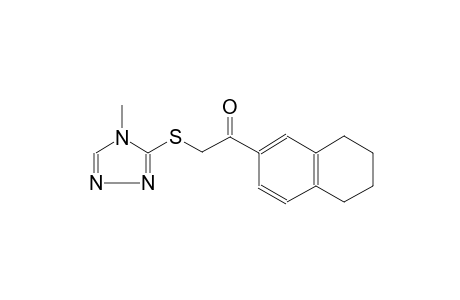 ethanone, 2-[(4-methyl-4H-1,2,4-triazol-3-yl)thio]-1-(5,6,7,8-tetrahydro-2-naphthalenyl)-