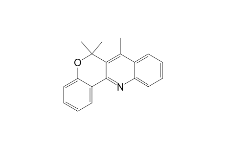 6H-[1]Benzopyrano[4,3-b]quinoline, 6,6,7-trimethyl-