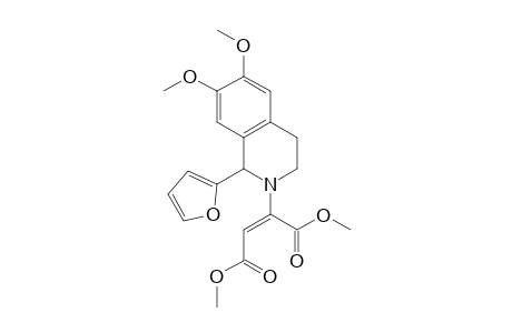 Dimethyl (2E)-2-[1-(2-furyl)-6,7-dimethoxy-3,4-dihydroisoquinolin-2(1H)-yl]but-2-endioate