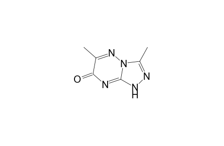 1,2,4-Triazolo[4,3-b][1,2,4]triazin-7(1H)-one, 3,6-dimethyl-