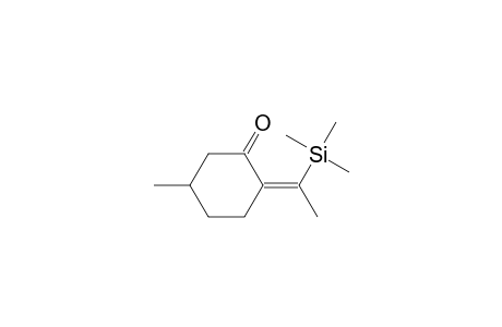 (2Z)-5-methyl-2-(1-trimethylsilylethylidene)-1-cyclohexanone