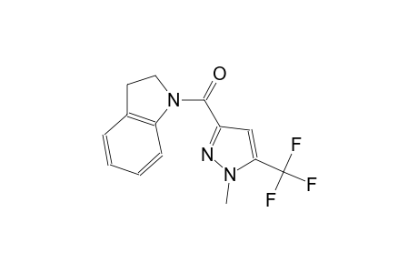 1-{[1-methyl-5-(trifluoromethyl)-1H-pyrazol-3-yl]carbonyl}indoline