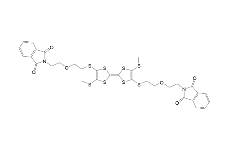 2,7(6)-bis[Methylthio]-3,6(7)-bis]2'-(2"-phthalimidoethoxy)ethylthiol]tetrathiafulvalene