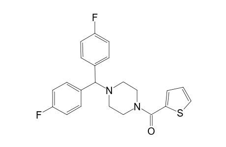 Piperazine, 1-[bis(4-fluorophenyl)methyl]-4-(2-thienylcarbonyl)-