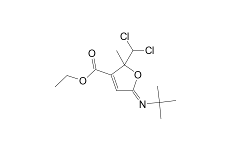 Ethyl 5-(tert-butylimino)-2-(dichloromethyl)-2-methyl-2,5-dihydrofuran-3-carboxylate