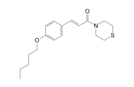 (E)-3-(4-Pentoxyphenyl)-1-thiomorpholinoprop-2-en-1-on