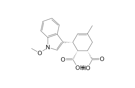 4-Cyclohexene-1,2-dicarboxylic acid, 3-(1-methoxy-1H-indol-3-yl)-5-methyl-, (1.alpha.,2.alpha.,3.alpha.)-(.+-.)-