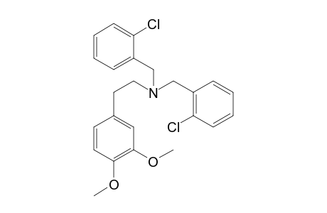 2-(3,4-Dimethoxyphenyl)ethylamine N,N-bis(2-chlorobenzyl)