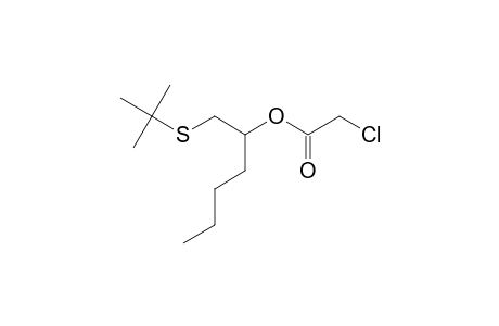 Hexane, 1-(t-butylthio)-2-(chloroacetoxy)-