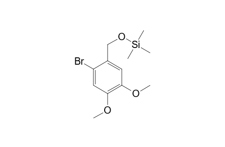 2-Bromo-4,5-dimethoxybenzyl alcohol TMS
