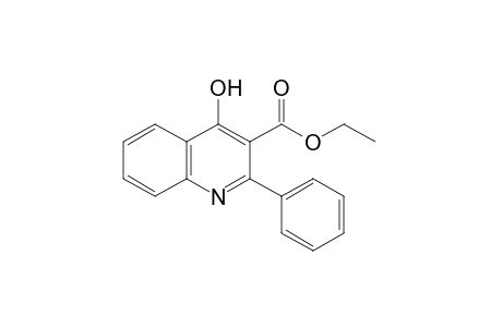 4-hydroxy-2-phenyl-3-quinolinecarboxylic acid, ethyl ester