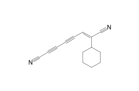 (E)-2-cyclohexyloct-2-en-4,6-diynedinitrile