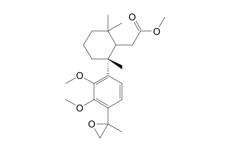 METHYL-2-(4-(1,2-EPOXY-ISOPROPYL)-2,3-DIMETHOXY-PHENYL)-2,6,6-TRIMETHYL-CYCLOHEXYL-ETHANOATE
