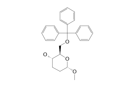 METHYL-6-O-TRIPHENYLMETHYL-2,3-DIDEOXY-D-ERYTHRO-HEXOPYRANOSIDE
