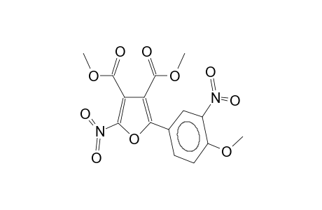 2-(3-nitro-4-methoxyphenyl)-3,4-dimethoxycarbonyl-5-nitrofuran