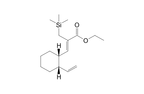 (Z)-2-Trimethylsilanylmethyl-3-((1S,2S)-2-vinyl-cyclohexyl)-acrylic acid ethyl ester