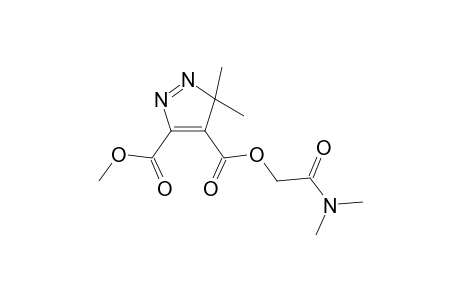 5(4)-Methyl 4(5)-(Dimethylcarbamoyl)methyl 3,3-dimethyl-3H-pyrazole-4,5-dicarboxylate