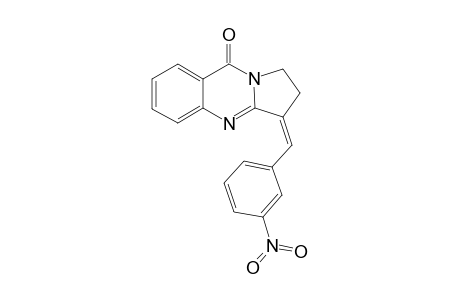 1-[(3'-Nitrophenyl)methylene]-(4'-aza)-yclopentaquinazolin-4-one