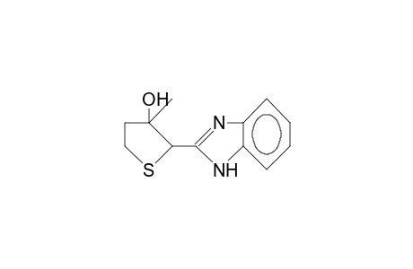 2-(2-Benzimidazolyl)-cis-3-hydroxy-3-methyl-tetrahydrothiophene