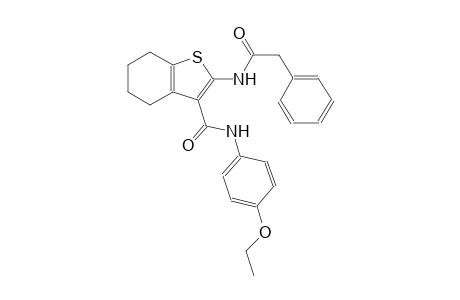 benzo[b]thiophene-3-carboxamide, N-(4-ethoxyphenyl)-4,5,6,7-tetrahydro-2-[(phenylacetyl)amino]-