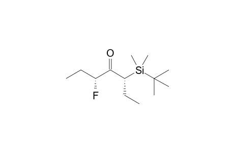 (3R,5R)-3-(t-Butyldimethylsilyl)-5-fluoro-4-heptanone