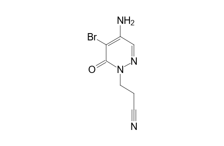 4-Amino-5-bromo-1-(2-cyanoethyl)pyridazin-6-one