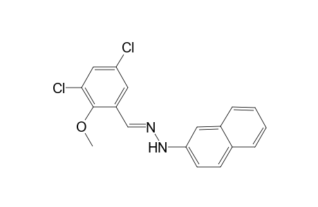 Benzaldehyde, 3,5-dichloro-2-methoxy-, 2-naphthylhydrazone