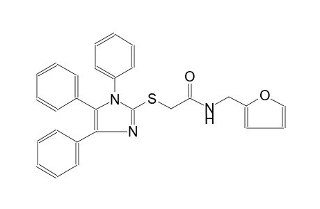 acetamide, N-(2-furanylmethyl)-2-[(1,4,5-triphenyl-1H-imidazol-2-yl)thio]-