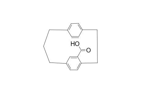 Tricyclo[9.2.2.2*4,7*]heptadeca-1(14),4(17),5,7(16),11(15),12-hexaene-5-carboxylic acid