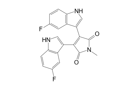 2,3-Bis(5-fluoro-1H-indol-3-yl)-N-methylmaleimide