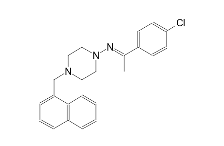 1-piperazinamine, N-[(E)-1-(4-chlorophenyl)ethylidene]-4-(1-naphthalenylmethyl)-
