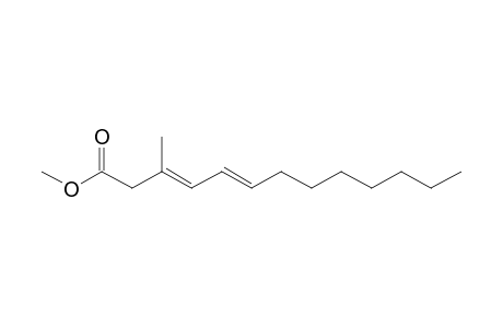 3,5-Tridecadienoic acid, 3-methyl-, methyl ester, (E,E)-