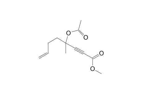Methyl 4-Actyloxy-4-methyloct-7-en-2-ynoate