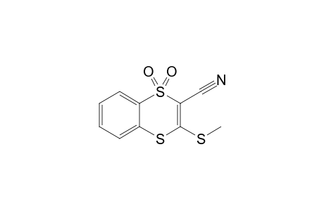 2-Cyano-3-methylthio-1,4-benzodithiin-1,1-dioxide