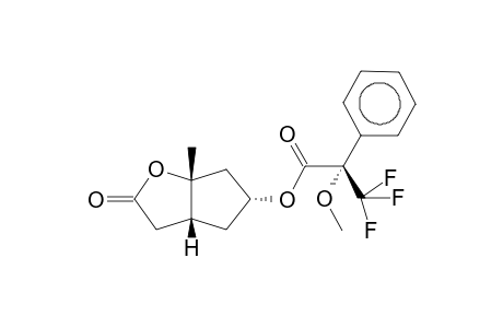 (3aR,5R,6aR)-(+)-5-[R-(2-methoxy-2-phenyl-3-trifluoro-propionyloxy)]-6a-methyl-hexahydro-2H-cyclopenta[b]furan-2-one
