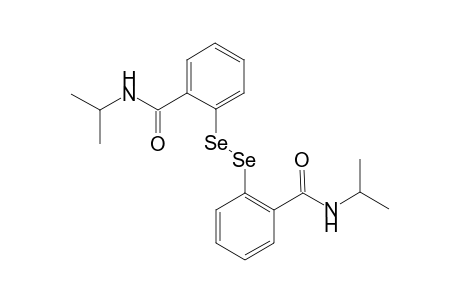 2-[[2-[oxo-(propan-2-ylamino)methyl]phenyl]diselanyl]-N-propan-2-ylbenzamide