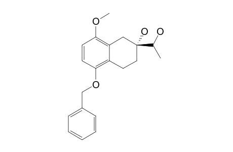 (-)-(2R,1'S)-5-BENZYLOXY-2-(1'-HYDROXYETHYL)-8-METHOXY-1,2,3,4-TETRAHYDRONAPHTHALEN-2-OL