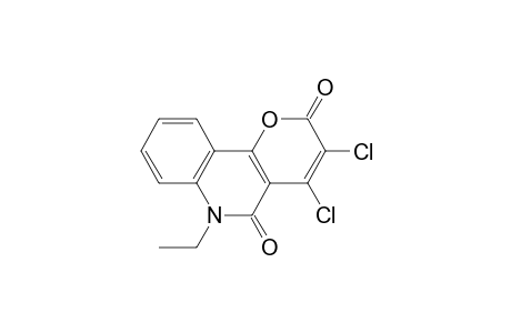 3,4-Dichloro-6-ethyl-2H-pyrano[3,2-c]quinoline-2,5(6H)-dione