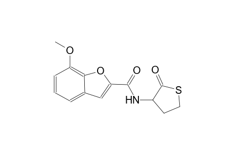 2-benzofurancarboxamide, 7-methoxy-N-(tetrahydro-2-oxo-3-thienyl)-