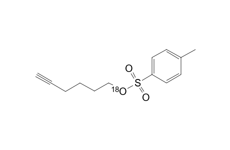 Hex-5-yn-1-yl 4-methylbenzene(O-18O)sulfonate
