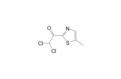 2,2-bis(chloranyl)-1-(5-methyl-1,3-thiazol-2-yl)ethanone