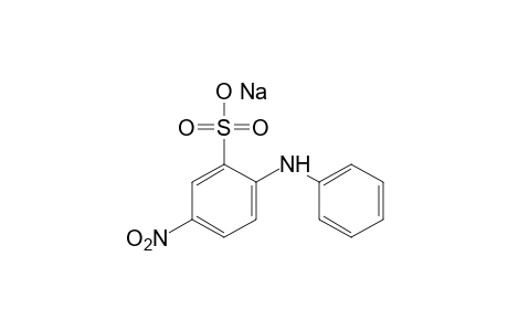 2-anilino-5-nitrobenzenesulfonic acid, sodium salt