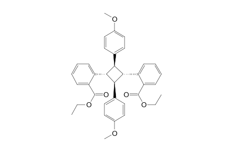 Benzoic acid, 2,2'-[2,4-bis(4-methoxyphenyl)-1,3-cyclobutanediyl]bis-, diethyl ester, (1.alpha.,2.beta.,3.alpha.,4.beta.)-