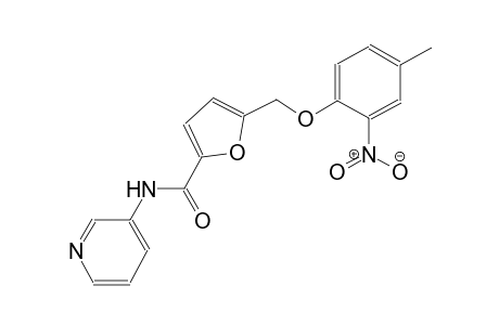 5-[(4-methyl-2-nitrophenoxy)methyl]-N-(3-pyridinyl)-2-furamide