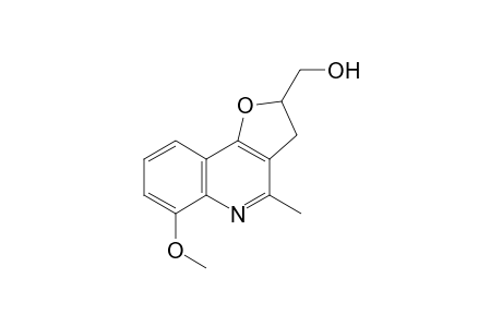 Methanol, (2,3-dihydro-6-methoxy-4-methyl-2-furo[3,2-c]quinolinyl)-