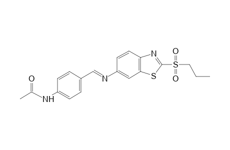 4'-{N-[2-(propylsulfonyl)-6-benzothiazolyl]formimidoyl}acetanilide