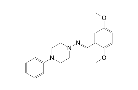 1-piperazinamine, N-[(E)-(2,5-dimethoxyphenyl)methylidene]-4-phenyl-